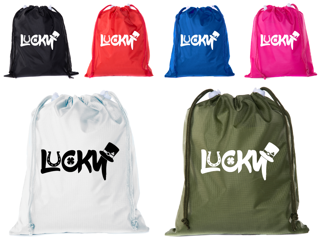 St Patrick's Day Goodie Bags, Mini Drawstring Cinch Sacks, Small Gift